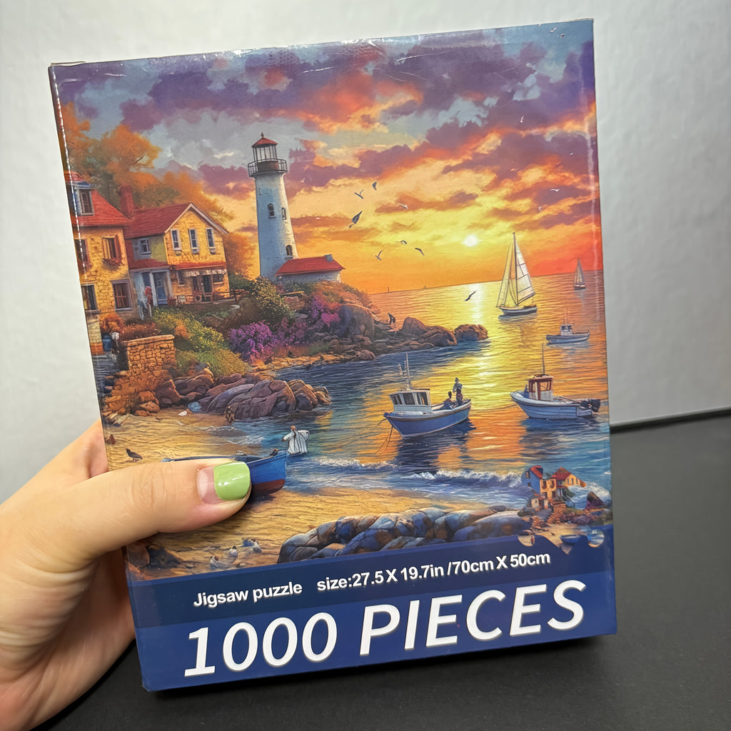 1000-Piece Beach Sunset Jigsaw Puzzle