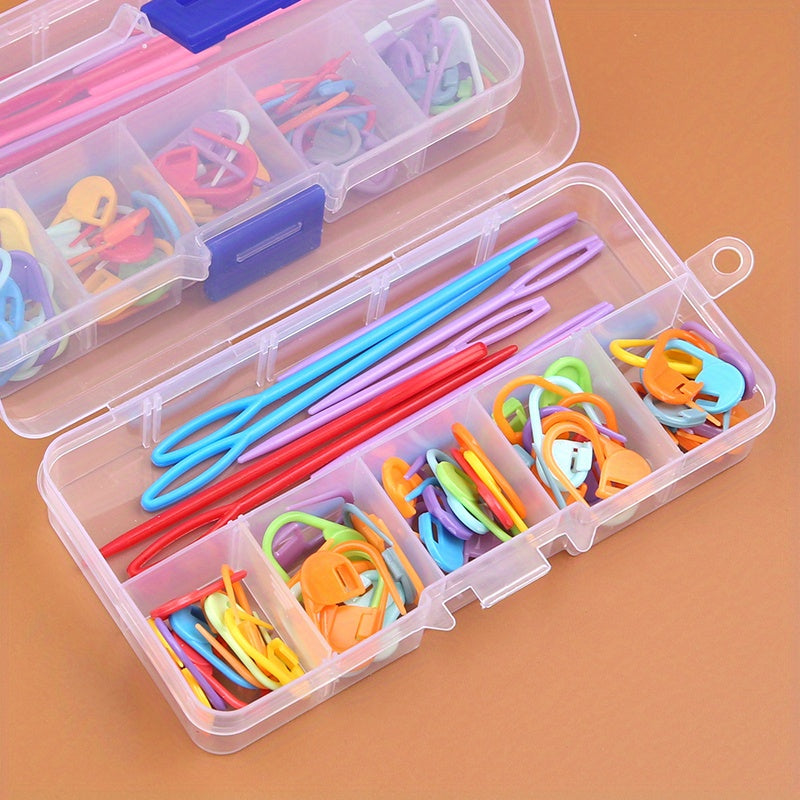 61-Piece Crochet & Knitting Kit – Complete DIY Craft Tool Set