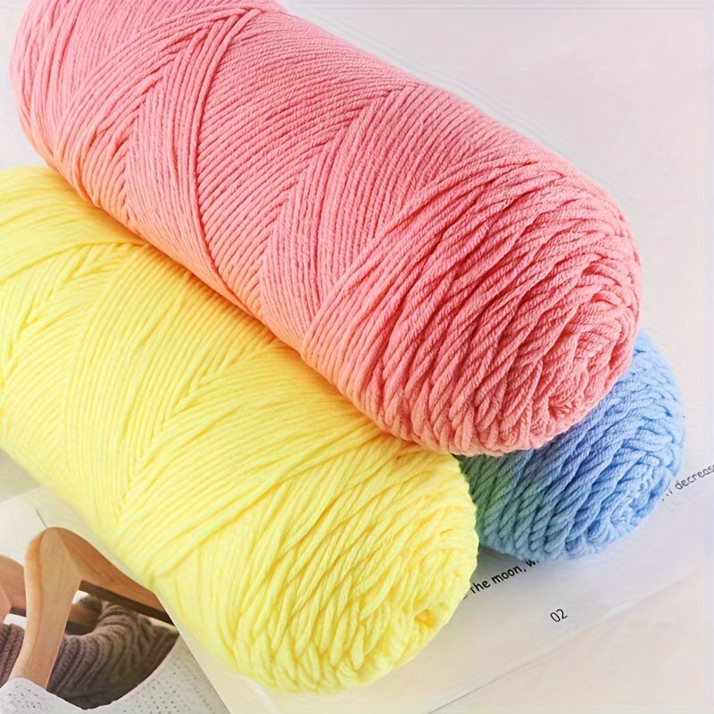 400g Multicolor Knitting Yarn – Soft Acrylic Yarn for DIY Projects