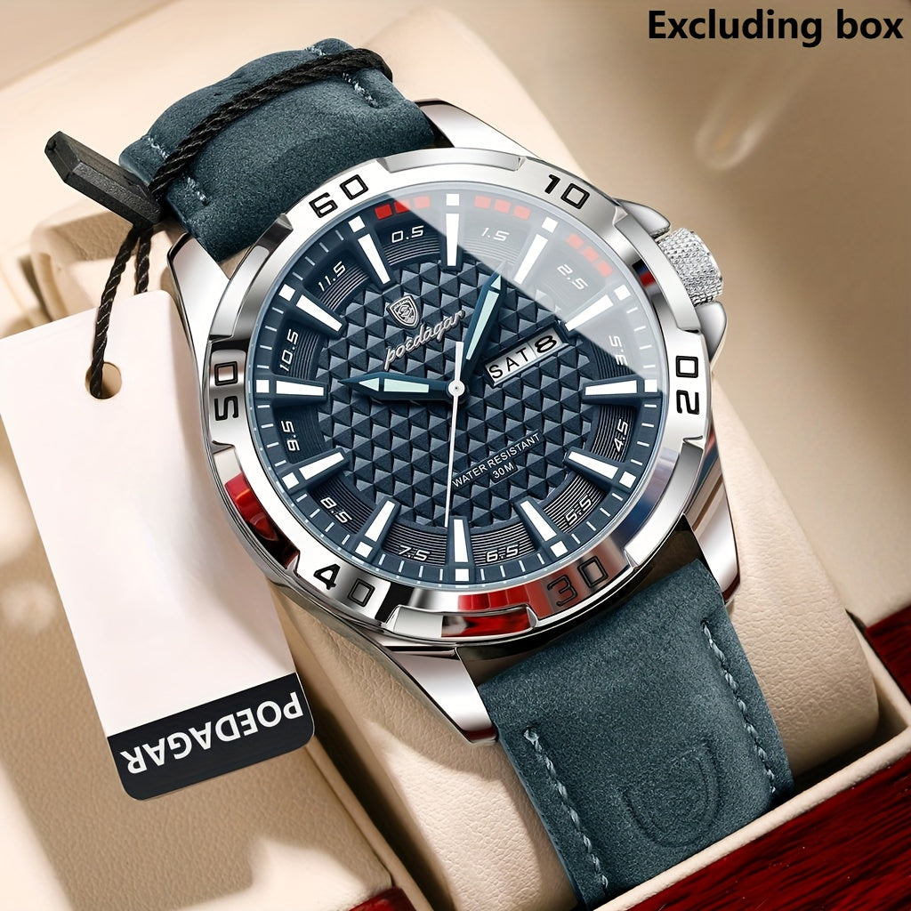 Casual Sports Watch for Men – Waterproof Quartz Wristwatch
