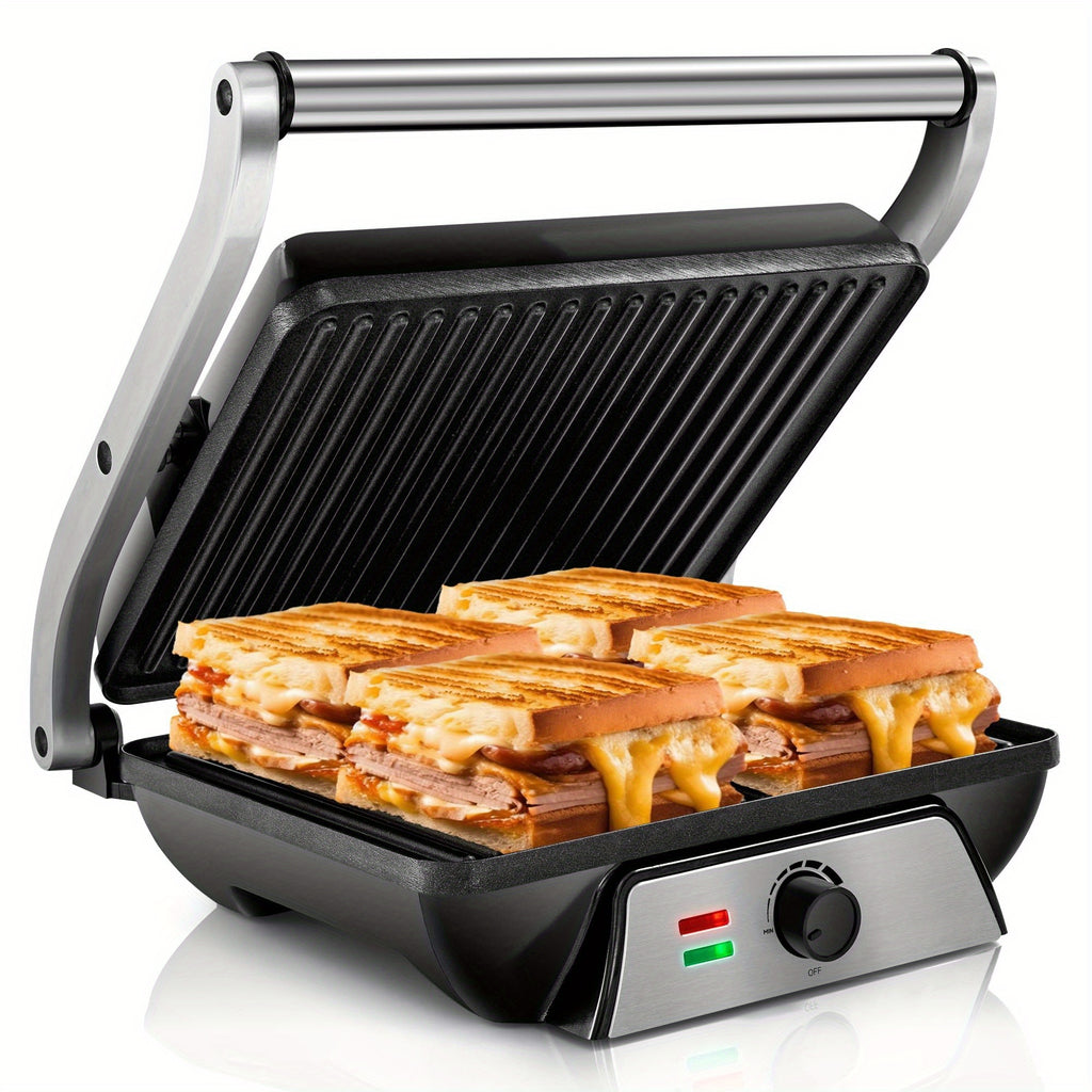 3-in-1 Electric Grill & Panini Press