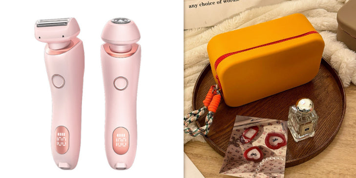 2-in-1 Women’s Electric Hair Remover – USB Rechargeable Wet & Dry Shaver
