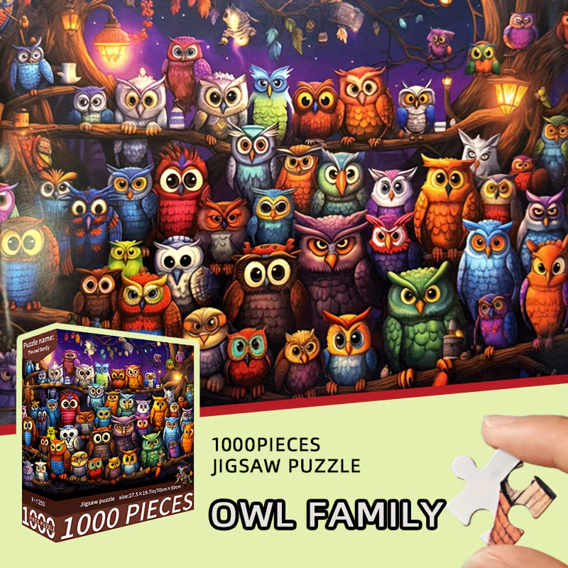 1000-Piece Forest Owl Jigsaw Puzzle