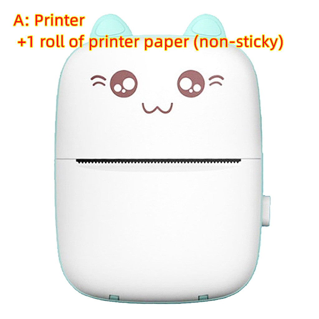 Portable Mini Bluetooth Printer – Inkless Pocket Photo &amp; Label Printer