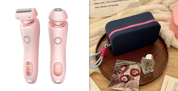 2-in-1 Women’s Electric Hair Remover – USB Rechargeable Wet & Dry Shaver