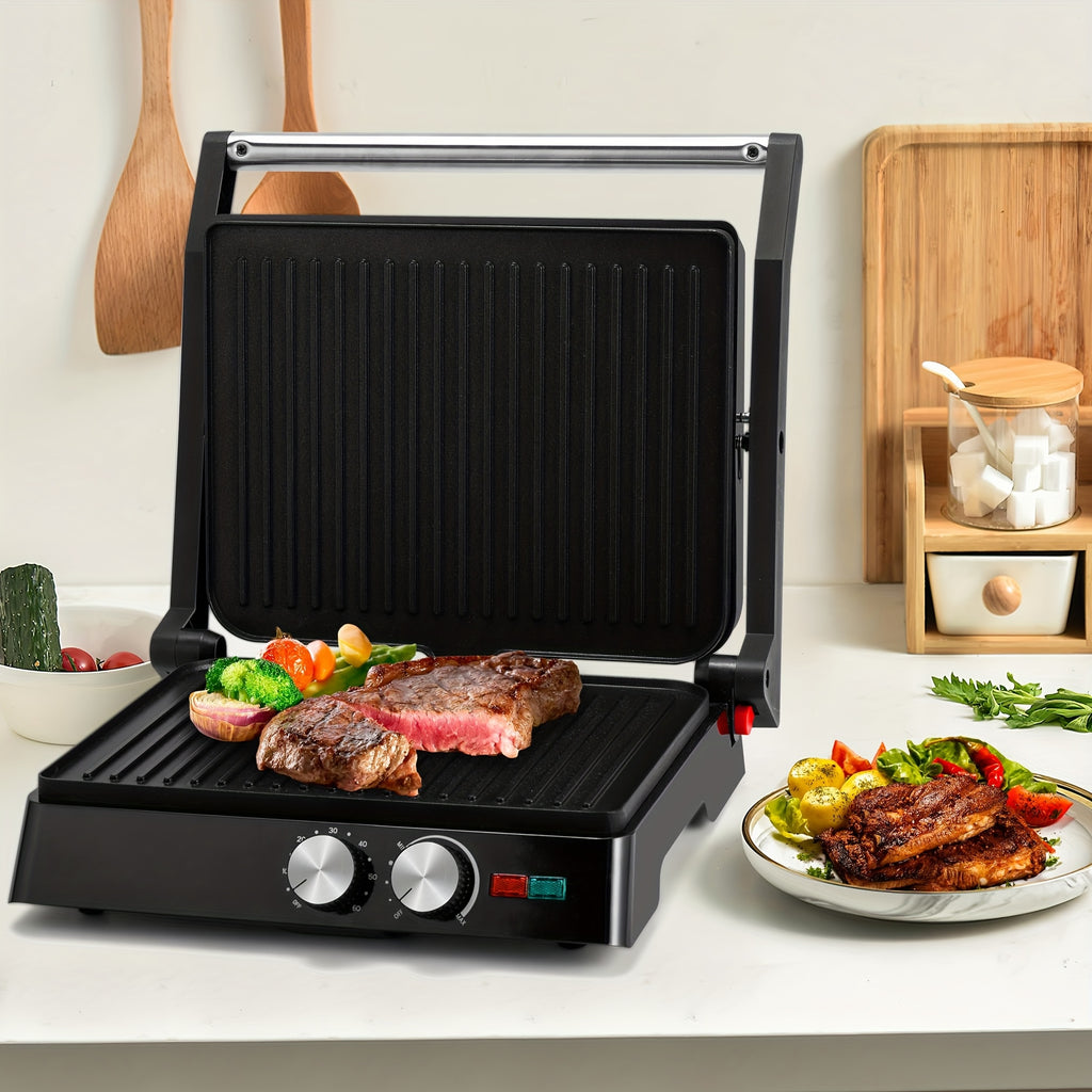 3-in-1 Electric Grill & Panini Press