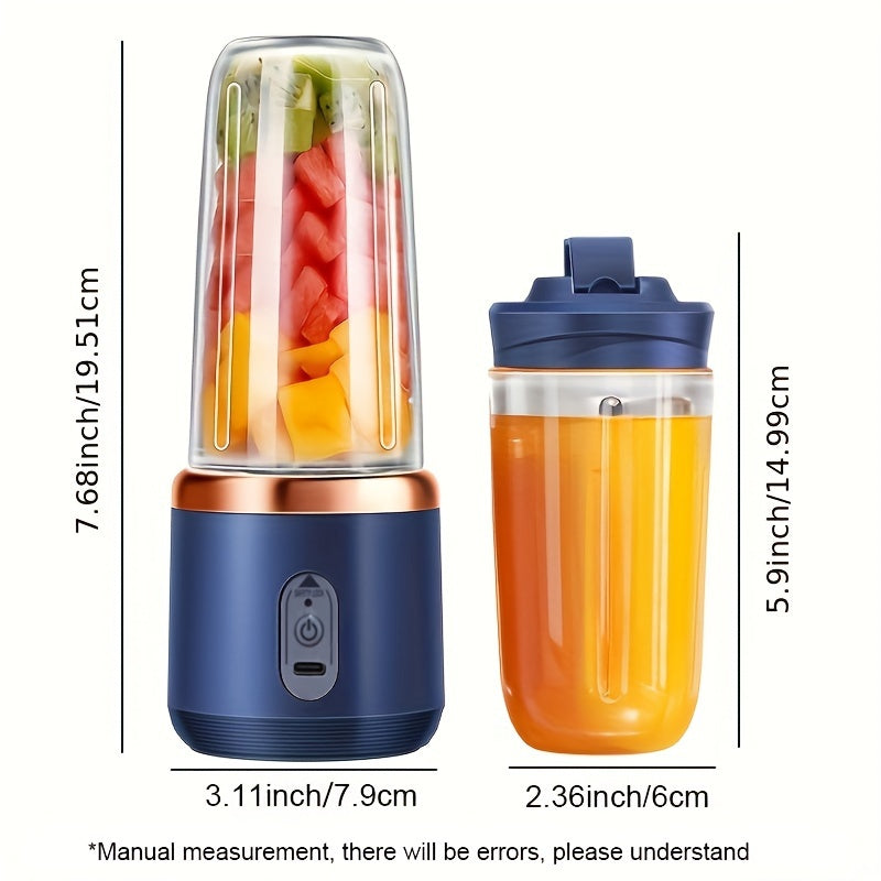 Portable USB Blender – Compact Rechargeable Juicer Cup