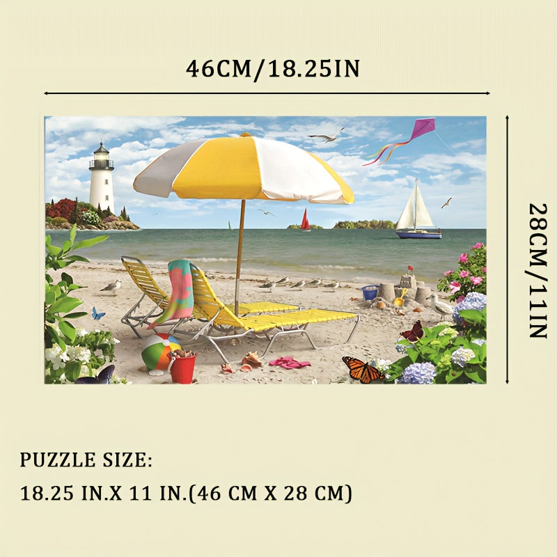 500-Piece Beach Jigsaw Puzzle