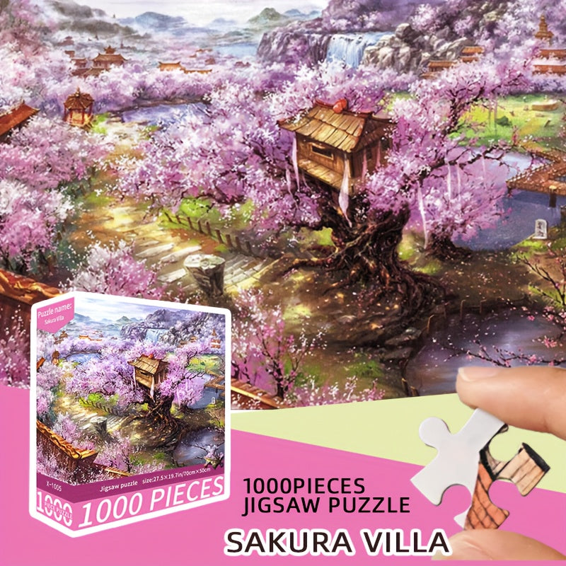 1000-Piece Sakura Cherry Blossom Puzzle