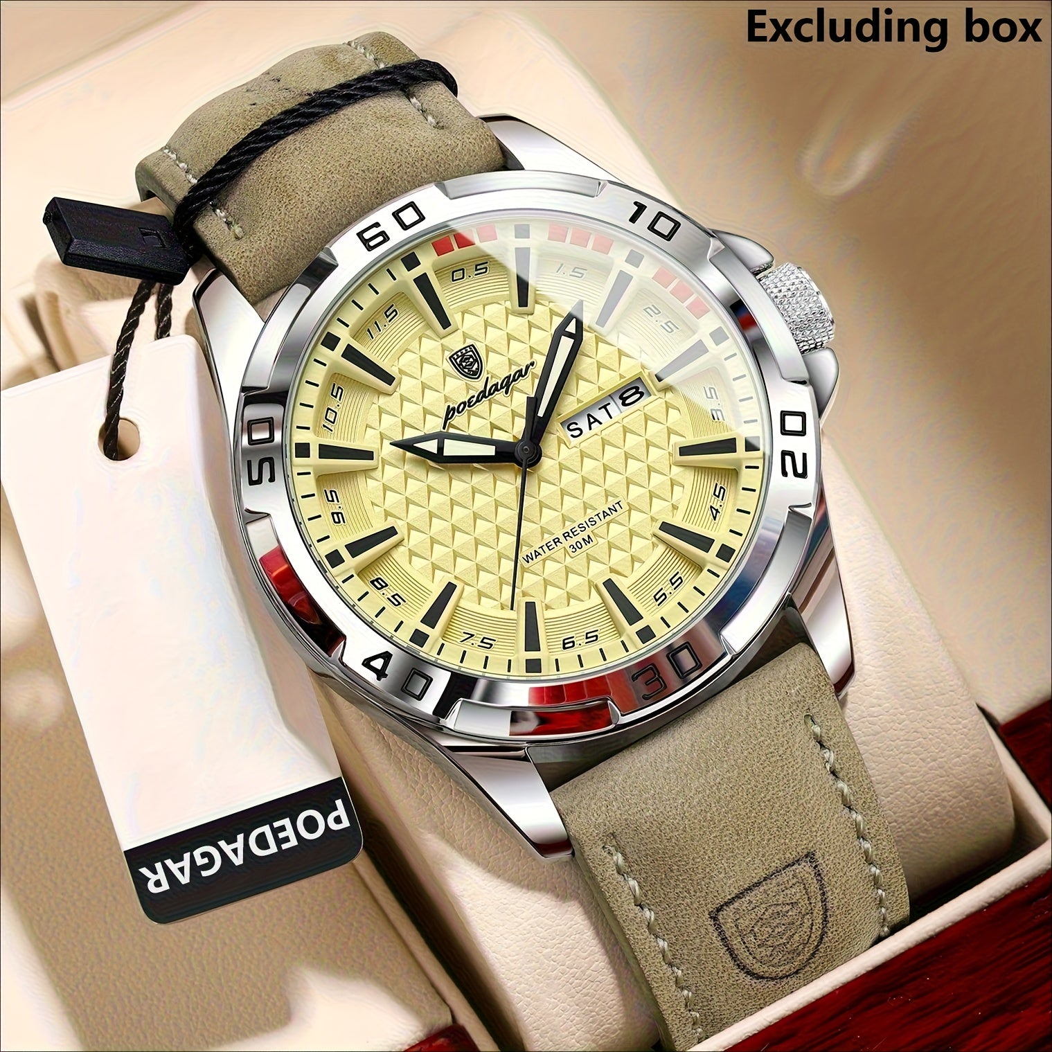 Casual Sports Watch for Men – Waterproof Quartz Wristwatch