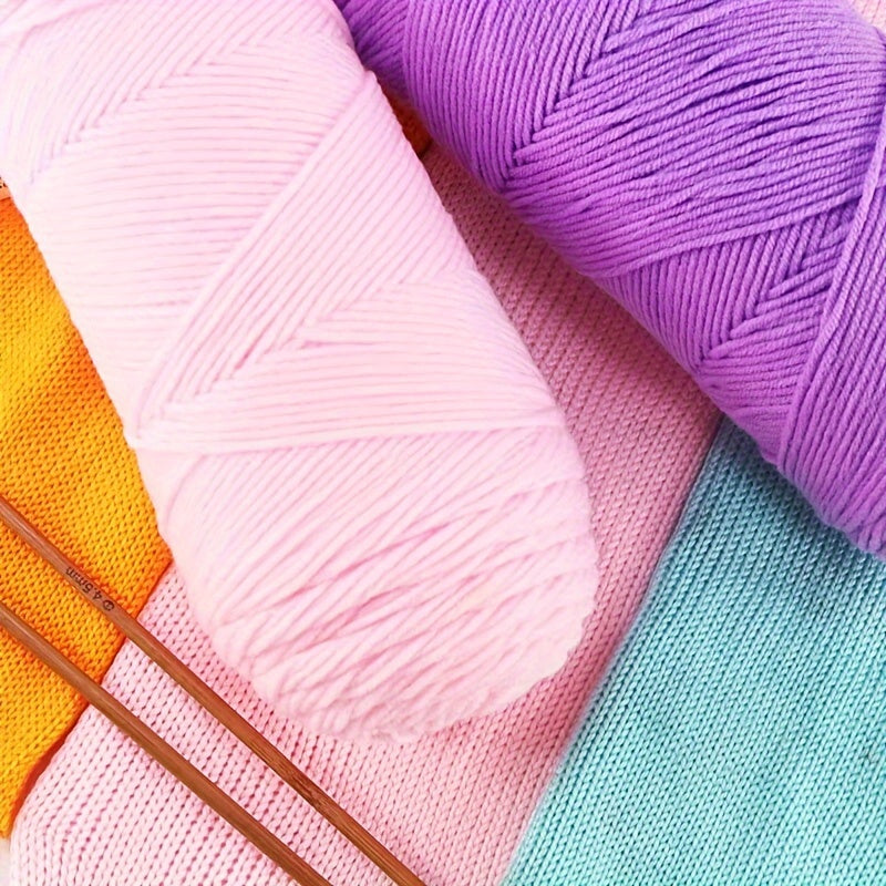 400g Multicolor Knitting Yarn – Soft Acrylic Yarn for DIY Projects