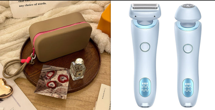 2-in-1 Women’s Electric Hair Remover – USB Rechargeable Wet & Dry Shaver