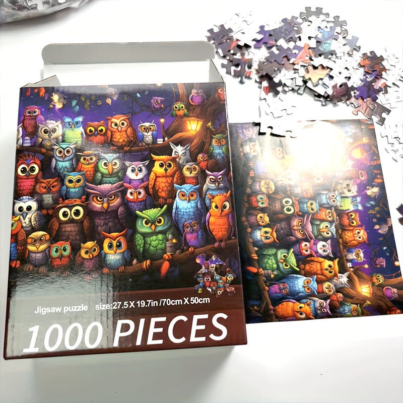 1000-Piece Forest Owl Jigsaw Puzzle