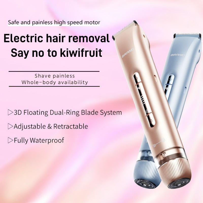 2-in-1 Women’s Electric Hair Remover – USB Rechargeable Wet & Dry Shaver