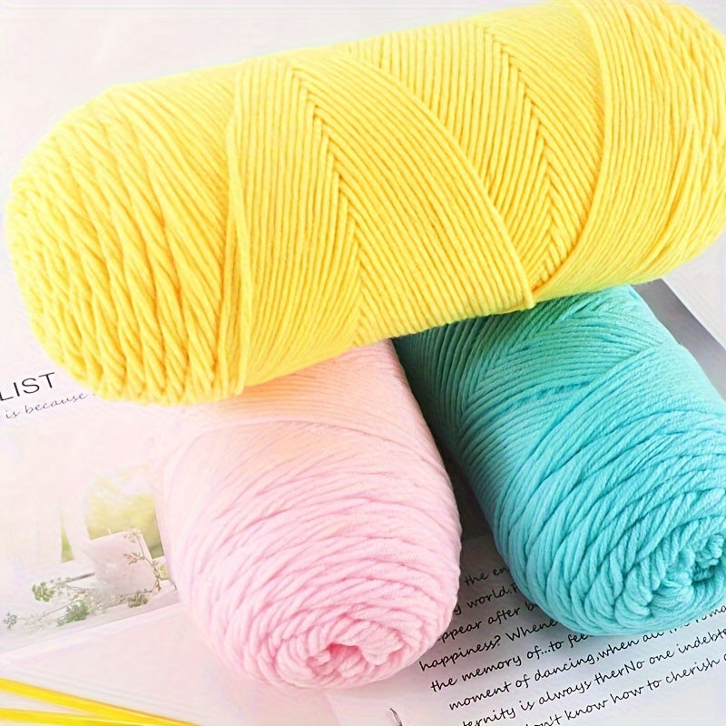 400g Multicolor Knitting Yarn – Soft Acrylic Yarn for DIY Projects