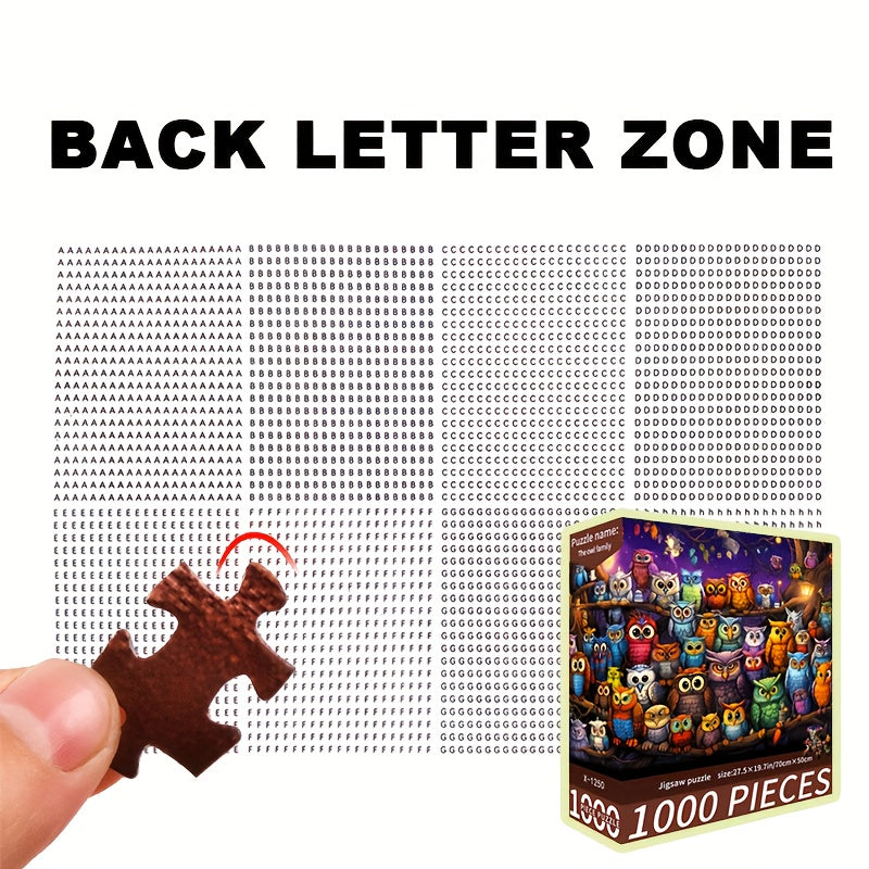 1000-Piece Forest Owl Jigsaw Puzzle