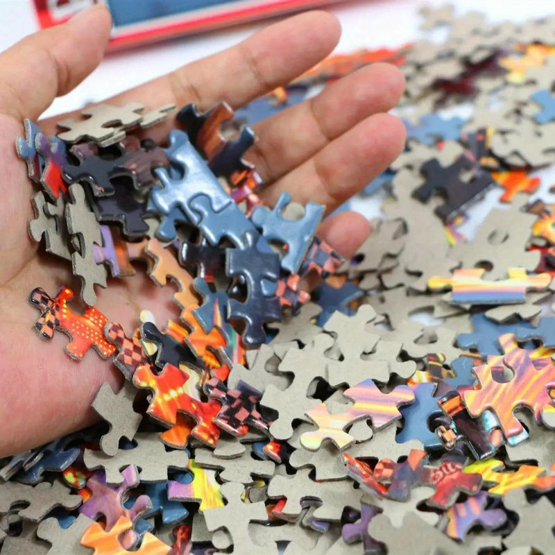 500-Piece Lavender Flower Jigsaw Puzzle