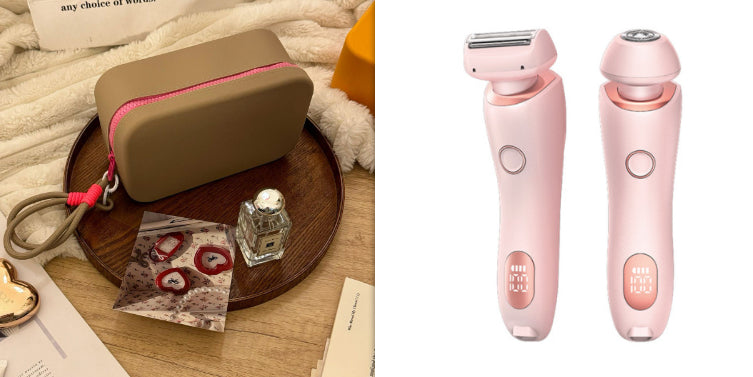 2-in-1 Women’s Electric Hair Remover – USB Rechargeable Wet & Dry Shaver