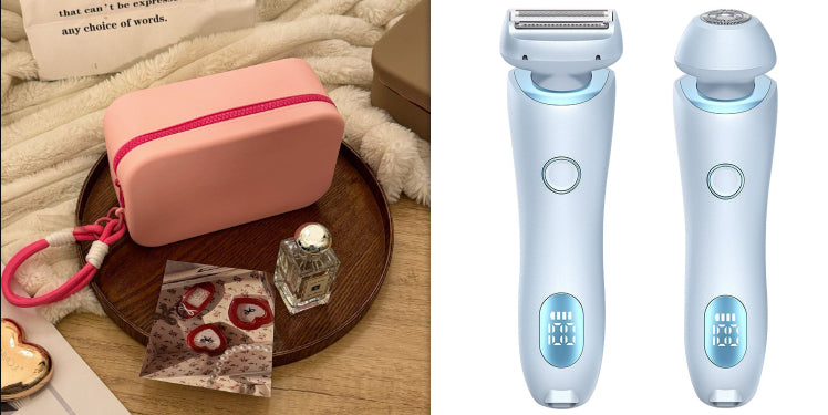 2-in-1 Women’s Electric Hair Remover – USB Rechargeable Wet & Dry Shaver