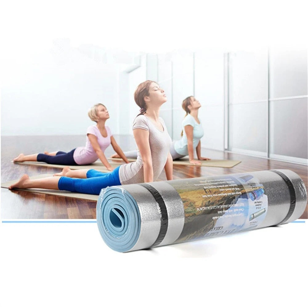 Non-Slip EVA Yoga Mat – Lightweight Fitness & Exercise Mat (180×50 cm)