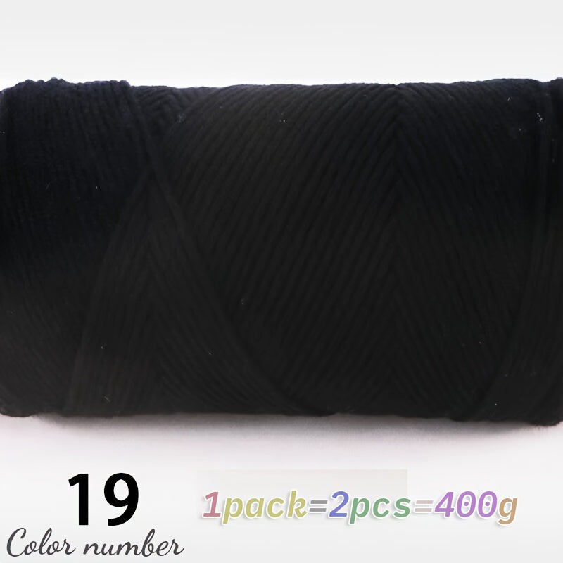 400g Multicolor Knitting Yarn – Soft Acrylic Yarn for DIY Projects