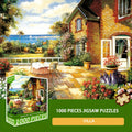 1000-Piece Seaside Villa Puzzle
