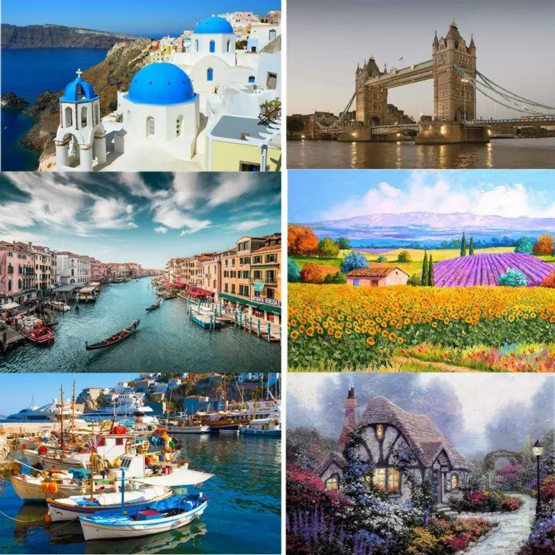 500-Piece Landscape Jigsaw Puzzles