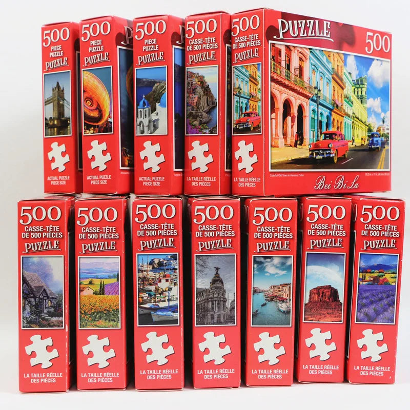 500-Piece Landscape Jigsaw Puzzles