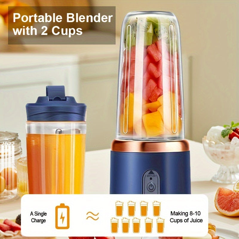 Portable USB Blender – Compact Rechargeable Juicer Cup