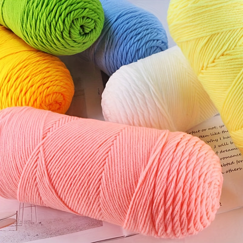 400g Multicolor Knitting Yarn – Soft Acrylic Yarn for DIY Projects
