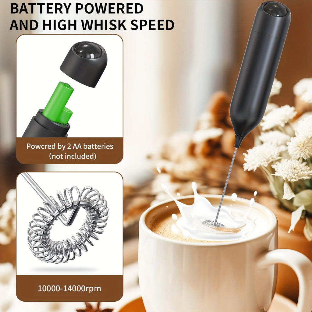 Electric Milk Frother – Portable Coffee Foam Maker