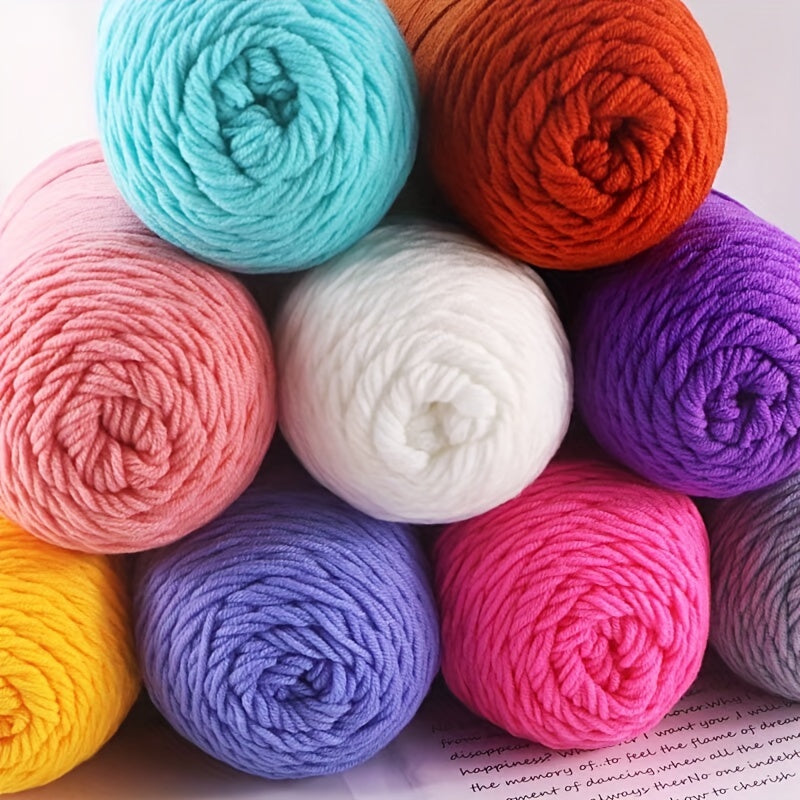 400g Multicolor Knitting Yarn – Soft Acrylic Yarn for DIY Projects