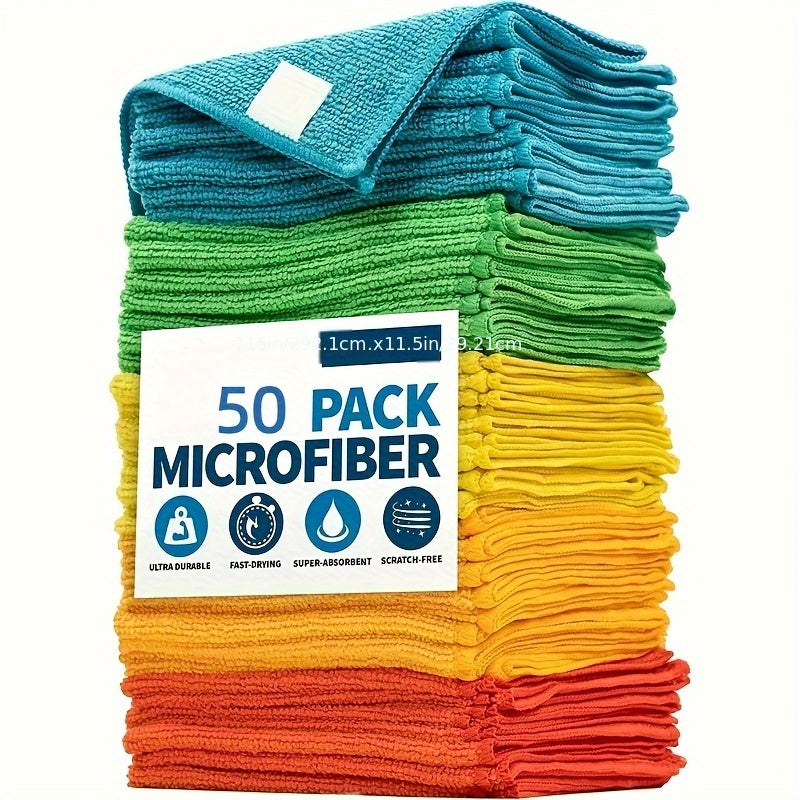 Ultra-Fine Microfiber Cleaning Cloths – Super Absorbent & Streak-Free