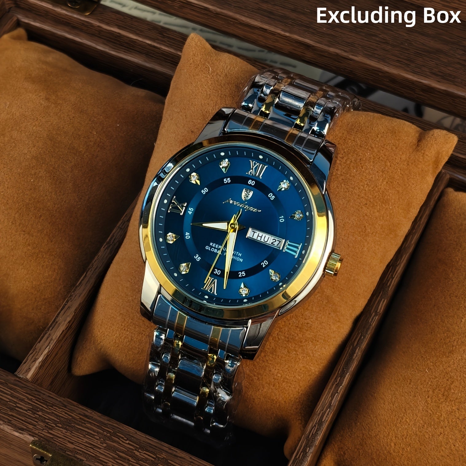 Luxury Sports Calendar Casual Fashion Men's Quartz Watch