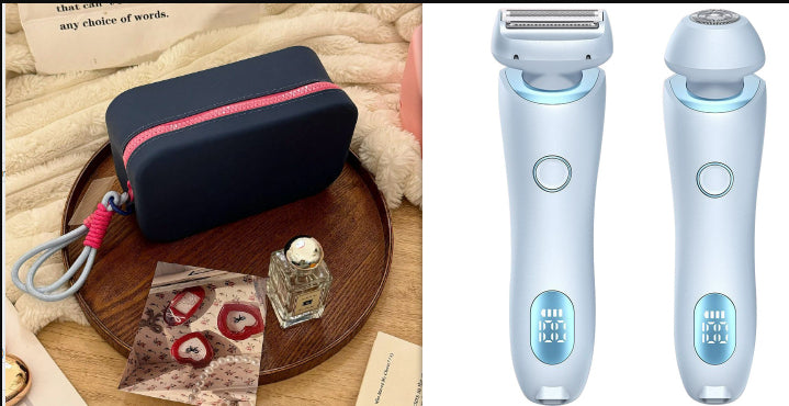 2-in-1 Women’s Electric Hair Remover – USB Rechargeable Wet & Dry Shaver