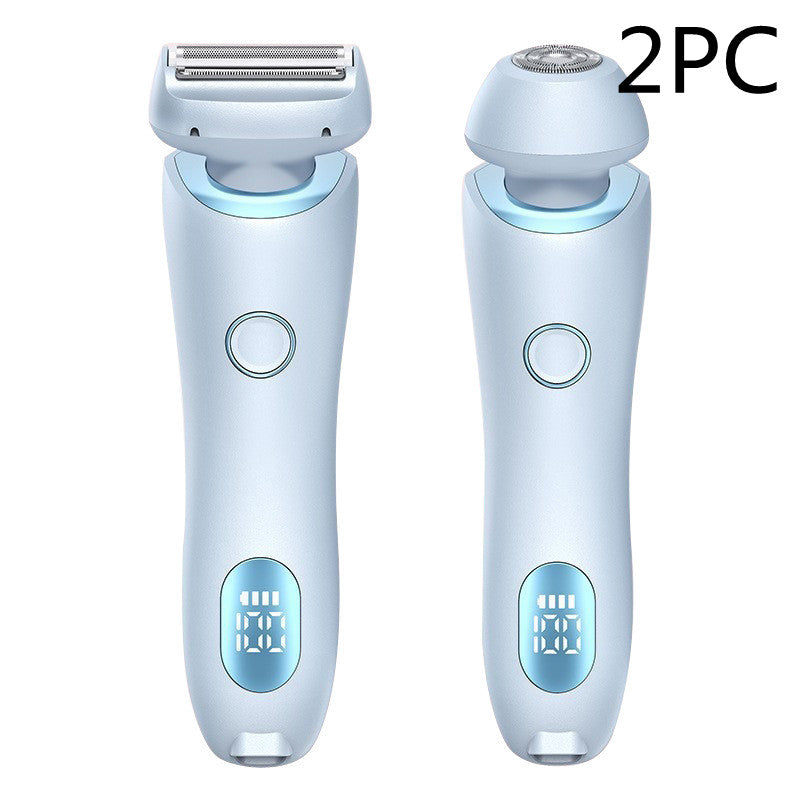 2-in-1 Women’s Electric Hair Remover – USB Rechargeable Wet & Dry Shaver