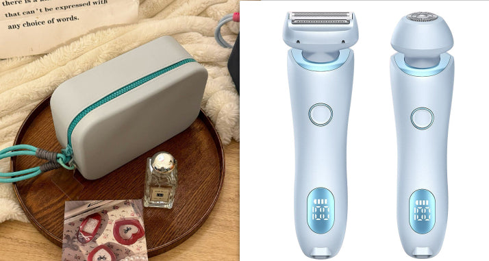 2-in-1 Women’s Electric Hair Remover – USB Rechargeable Wet & Dry Shaver