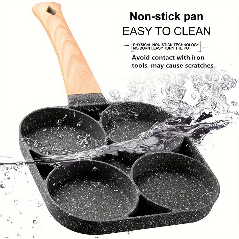 4-Hole Non-Stick Egg Frying Pan – Maifanstone Aluminum Skillet