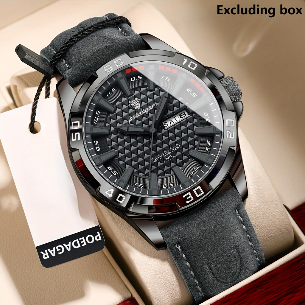 Casual Sports Watch for Men – Waterproof Quartz Wristwatch
