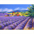 500-Piece Lavender Flower Jigsaw Puzzle