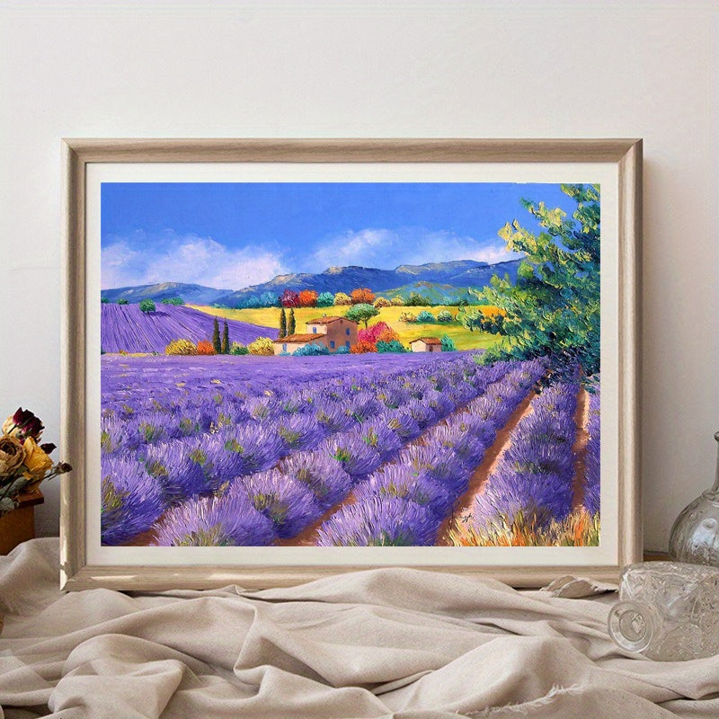 500-Piece Lavender Flower Jigsaw Puzzle