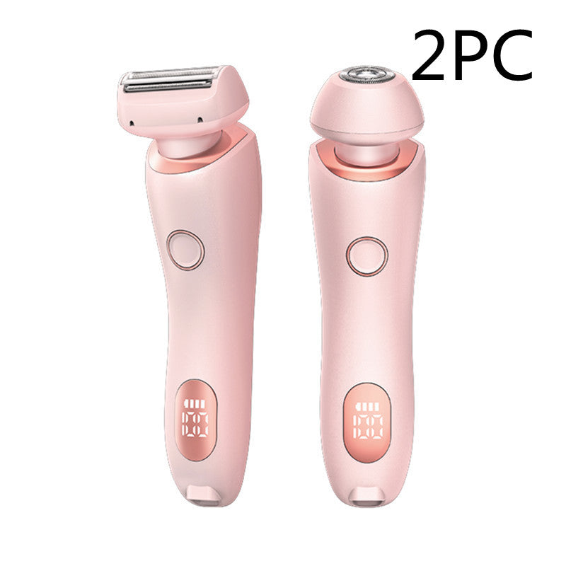 2-in-1 Women’s Electric Hair Remover – USB Rechargeable Wet & Dry Shaver