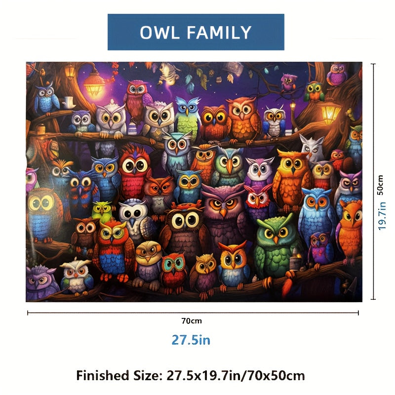 1000-Piece Forest Owl Jigsaw Puzzle