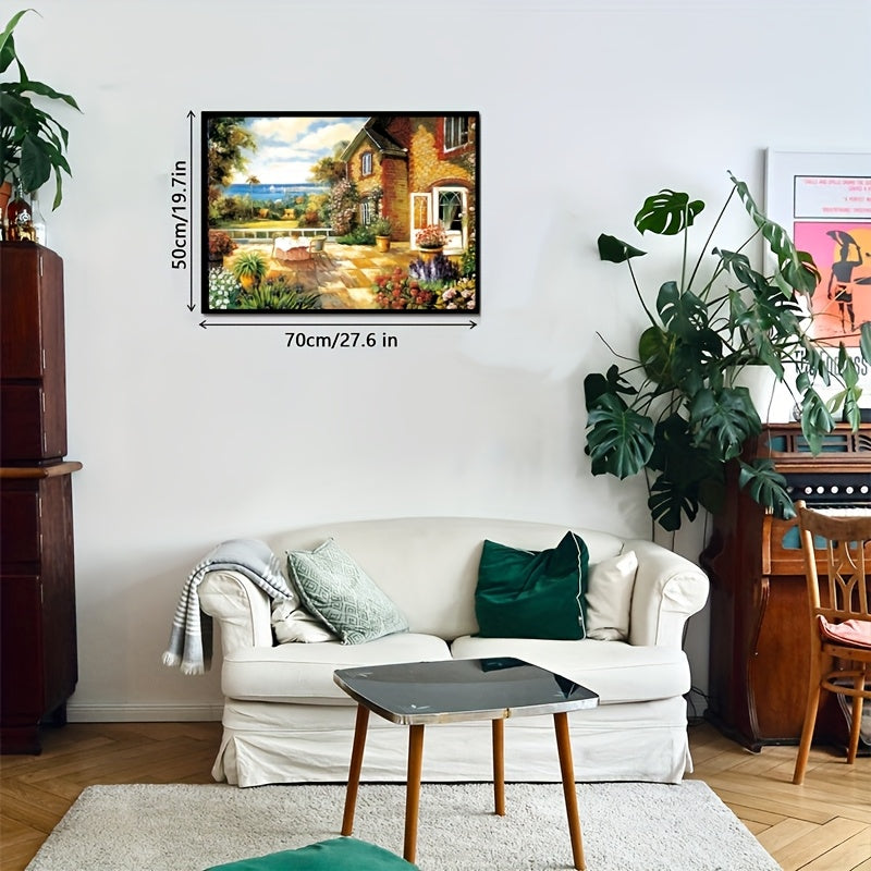 1000-Piece Seaside Villa Puzzle