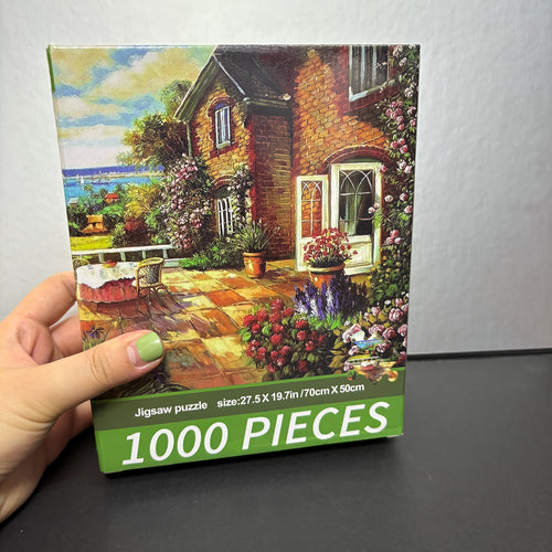 1000-Piece Seaside Villa Puzzle