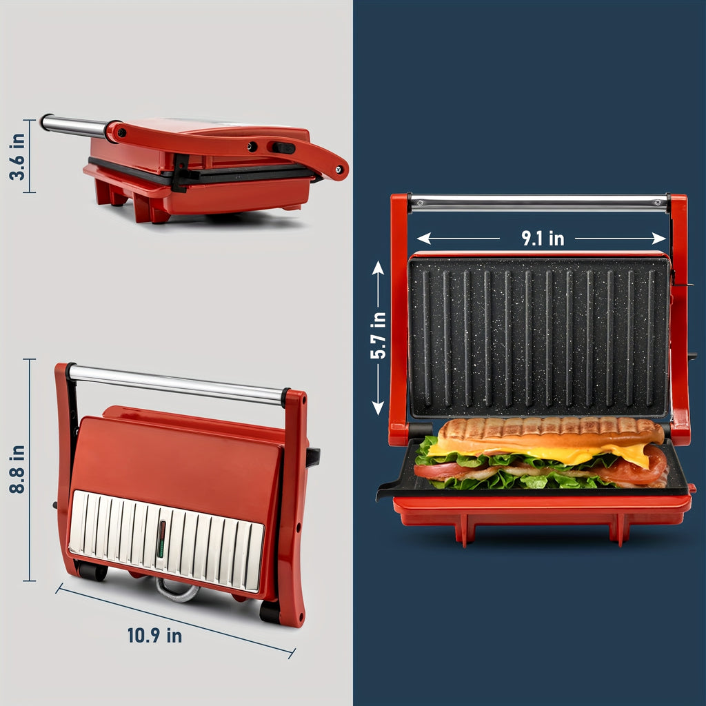 3-in-1 Electric Grill & Panini Press