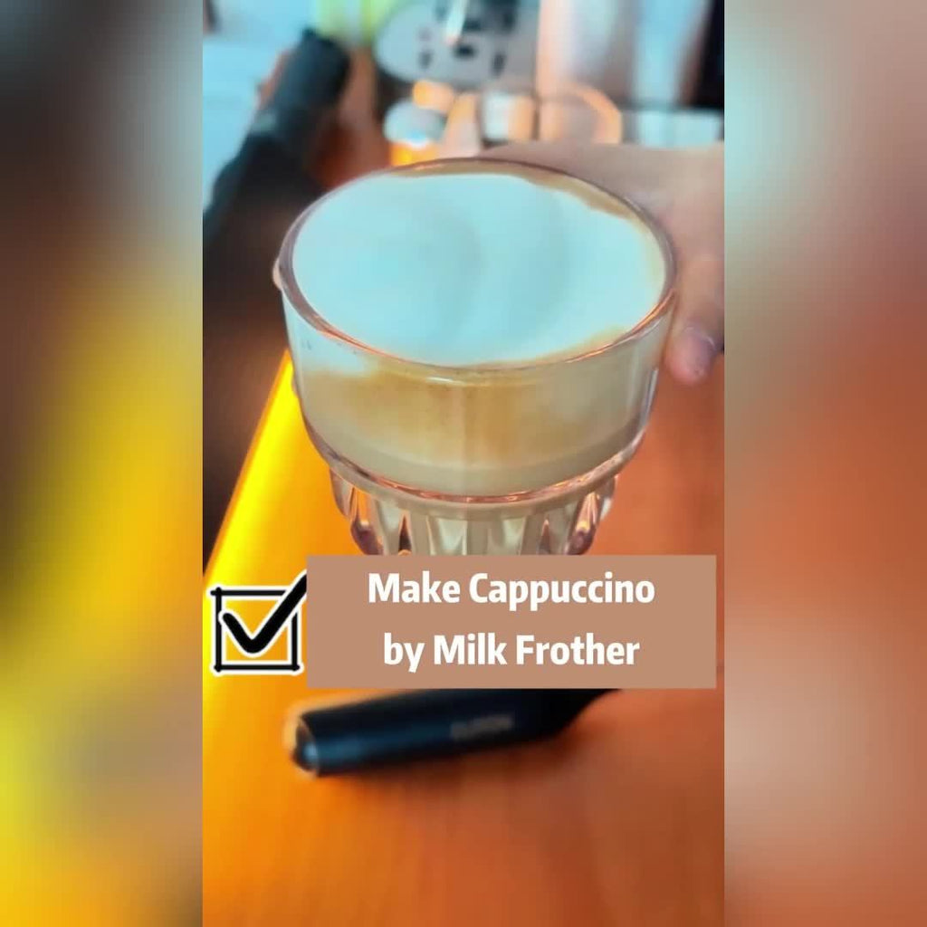 Electric Milk Frother – Portable Coffee Foam Maker